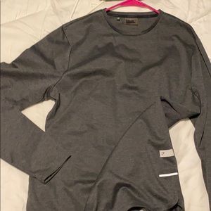 Grey Gymshark running long sleeve